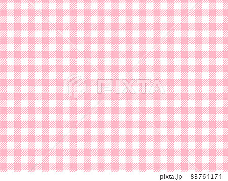 ギンガムチェック　ピンク　シームレスパターン 83764174
