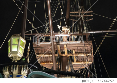 amsterdam canal vessel ship museum at night 83766757