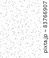 白い背景の銀の紙吹雪 83766907