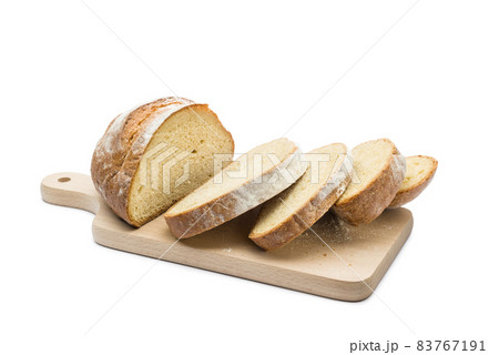 Fresh bread sliced 83767191