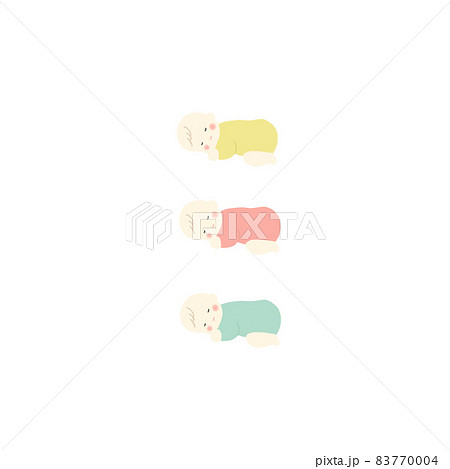 寝る赤ちゃん 83770004