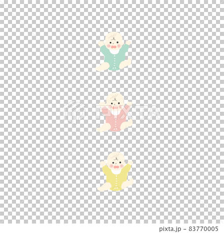 ぐずっている赤ちゃん 83770005