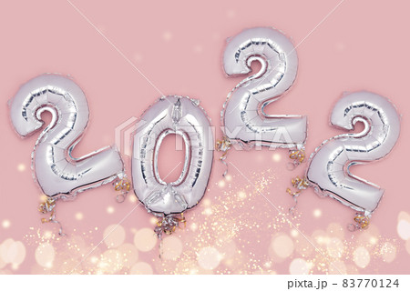 Balloon Bunting for celebration of New Year 2022 Balloon Bunting for celebration of New Year 2022 83770124