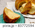 Freshly baked homemade bread 83772594