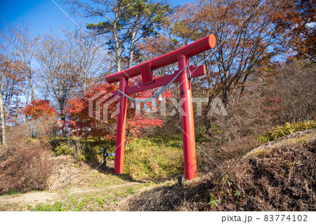 榛名山　黒髪山神社の鳥居 83774102