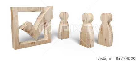 Voting and election concept. Making the right decision 83774900
