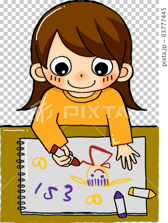 正在畫畫的孩子 83777445