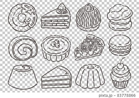 洋菓子のセット 83778866
