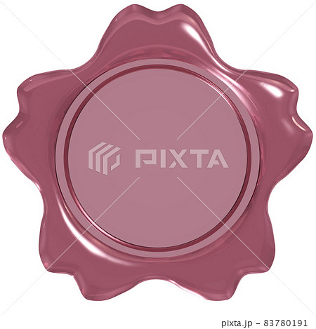 桜のシールワックス光沢ピンク 83780191