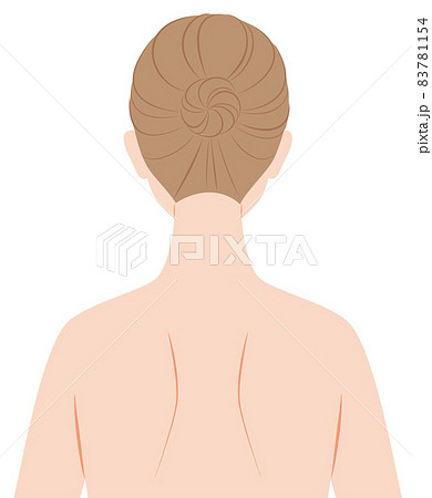 女性の後ろ姿 女性の後ろ姿 83781154