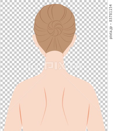 女性の後ろ姿 女性の後ろ姿 83781154