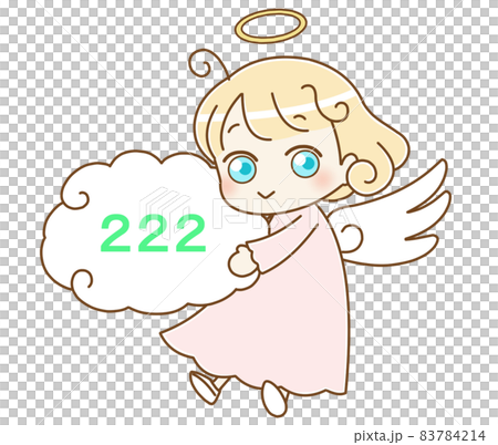 天使とエンジェルナンバー 222 ピンク 天使とエンジェルナンバー 222 ピンク 83784214