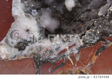 Natural Mineral Rock Background Close up Shallow DOF 83784488