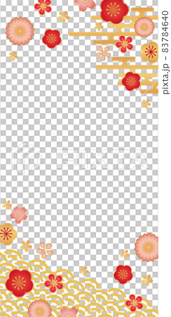 Japanese pattern floral background material Japanese pattern floral background material 83784640