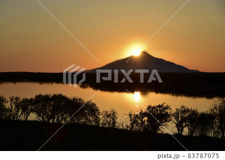 天塩川夕景 天塩川夕景 83787075