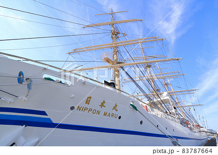 名古屋港に寄港した日本丸 名古屋港に寄港した日本丸 83787664