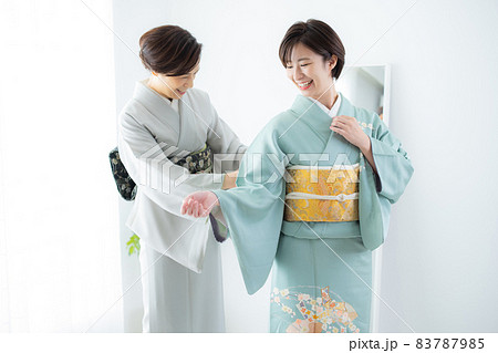 着付け　着物 83787985