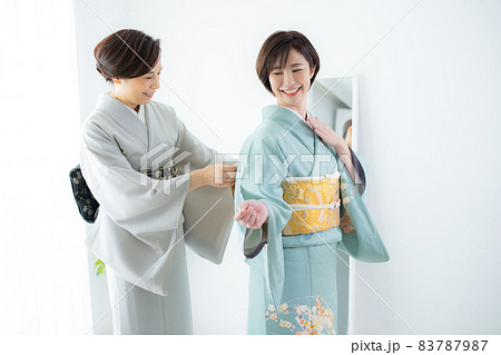 着付け　着物 83787987