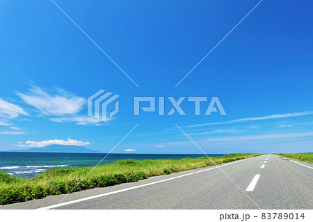 北海道　青空のオロロンライン 83789014