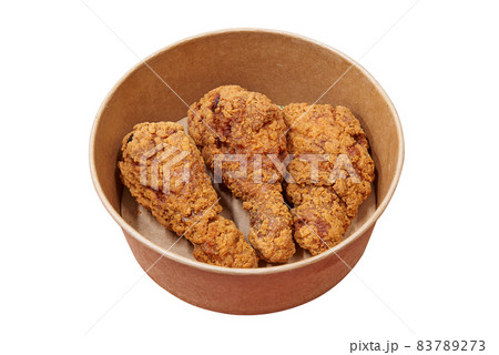 Delivery bucket box with Fried Chicken. 83789273