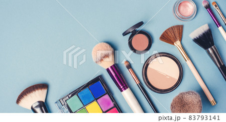 A set of different cosmetics for make-up. A set of different cosmetics for make-up. 83793141