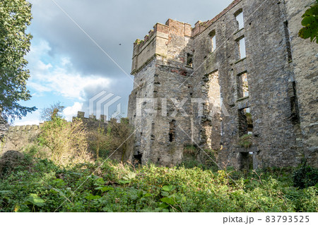 The remains of Raphoe castle in County Donegal - Ireland 83793525