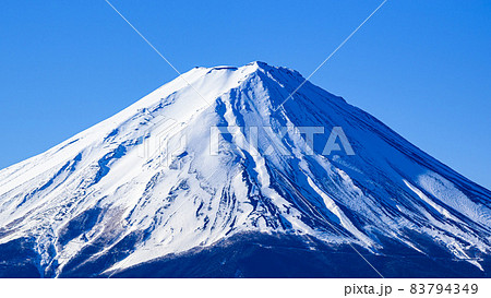 御坂山地・新道峠より望む富士山 83794349