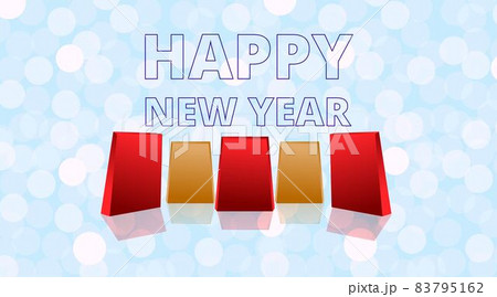 Happy New Year Elegant vector illustration for banner, flyer and greeting card. 83795162