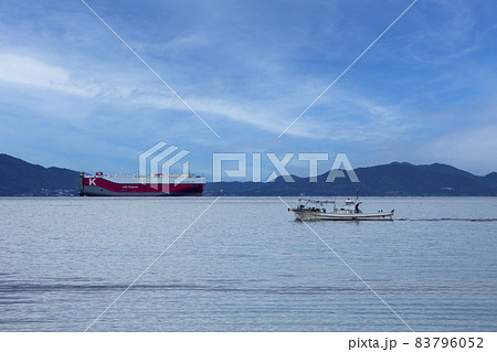三河湾の風景(西浦パームビーチより渥美半島を望む) 三河湾の風景(西浦パームビーチより渥美半島を望む) 83796052