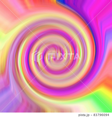 綺麗なパステル系の虹色のグラデーションの渦巻きの背景 赤 ピンク 緑 青 紫 白 黄色のイラスト素材 綺麗なパステル系の虹色のグラデーションの渦巻きの背景 赤 ピンク 緑 青 紫 白 黄色のイラスト素材