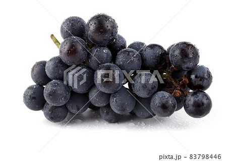 Wine grape isolated on white 83798446