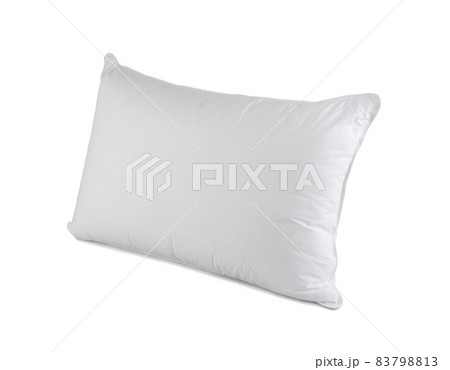 close up of white pillow isolated on white 83798813