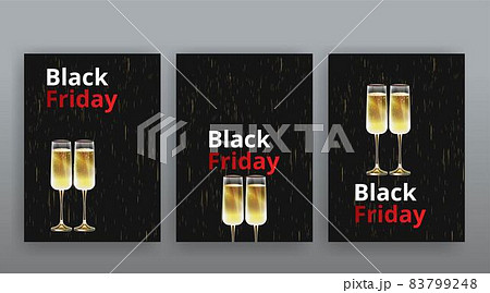 Black Friday luxury concept, Super Sale promo Xmas background. Black Friday luxury concept, Super Sale promo Xmas background. 83799248