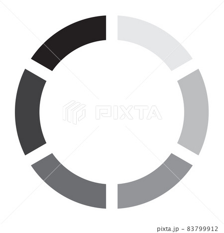 Round diagram sign. Circular loader. Waiting symbol 83799912