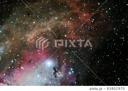 Cosmic landscape. Nebula. Elements of this image furnished by NASA 83802970