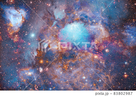 Nebula, cluster of stars in deep space. Elements of this image furnished by NASA 83802987