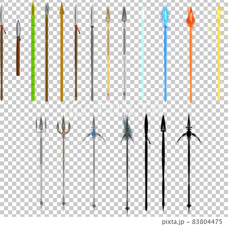 槍 - 武器の素材セット 83804475