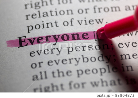 Dictionary definition of everyone Dictionary definition of everyone 83804873