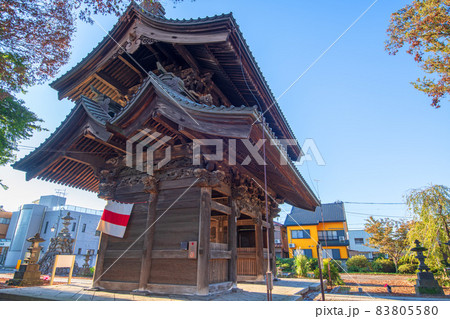妻沼聖天山　歓喜院　貴惣門　秋の季節　 83805580