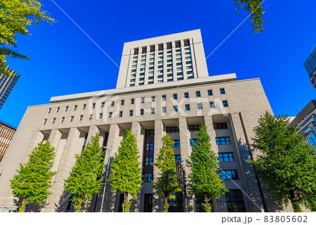 東京　千代田区の都市風景　DNタワー21 83805602