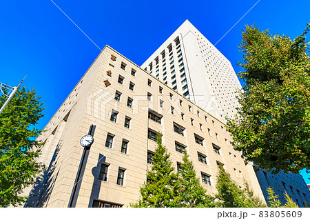 東京　千代田区の都市風景　DNタワー21 83805609