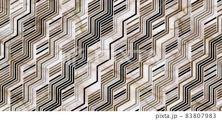 Stripes pattern gray background with marble texture 83807983