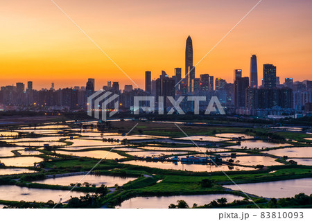 景色 風景 夕日 83810093