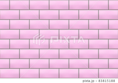 Subway tile pattern. Pink seamless brick background 83815188
