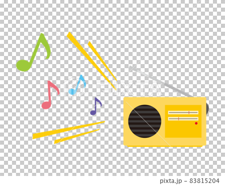 無線電圖標矢量圖 83815204