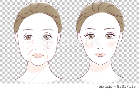 女性衰老的形象 83817119