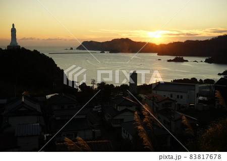 三陸海岸 釜石大観音 三陸海岸 釜石大観音 83817678
