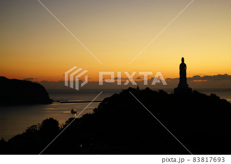 三陸海岸 釜石大観音 三陸海岸 釜石大観音 83817693