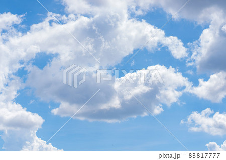Blue sky with clouds nature for background 83817777