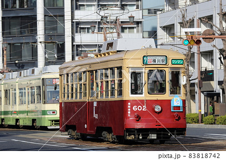 広島電鉄 路面電車 09  600形 602号 83818742